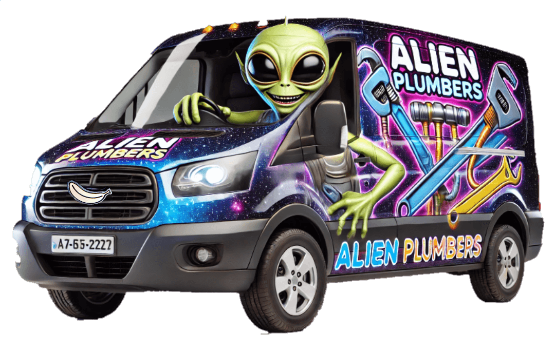 Alien business, website for van logo wrap, marketing logo, design.